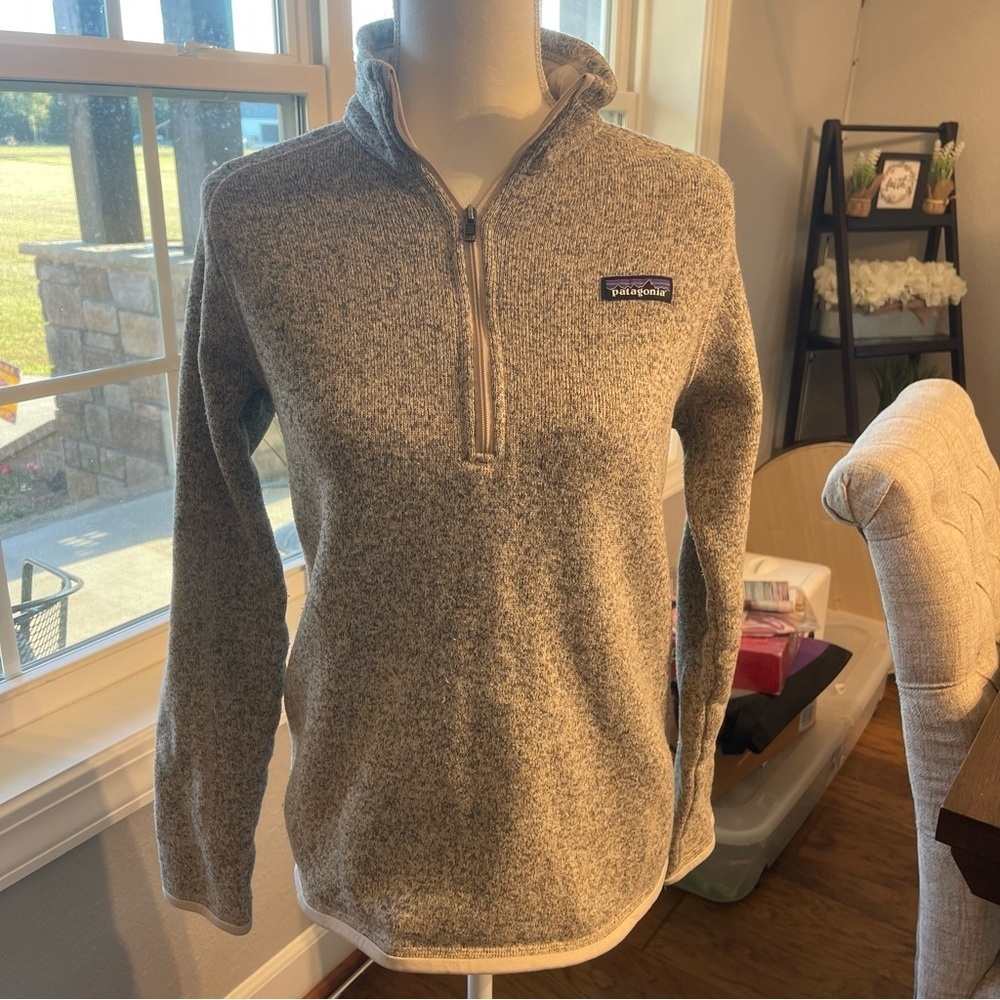 Patagonia Women’s Better Sweater Size Medium Beige - Picture 4 of 10